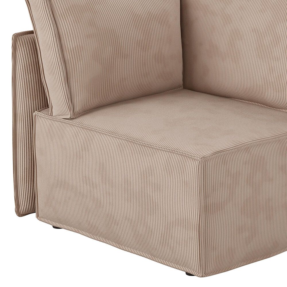 HOMLUX Corner Seat Module in Camel, , large