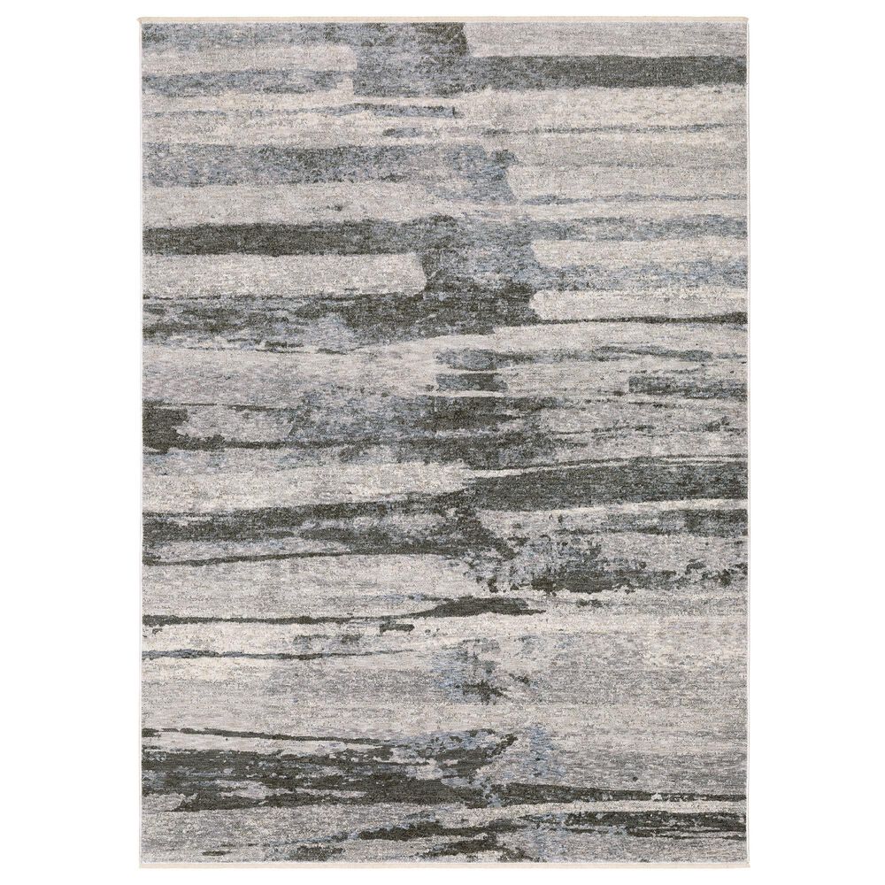 Oriental Weavers Hayden 2"3" x 7"6" Grey and Ivory Runner, , large