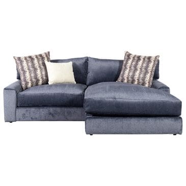 Jonathan Louis Milo 2-Piece Left Facing Sectional with Chaise in Ted Navy, , large