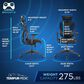 Raynor Group Blaze Gaming Chair in Black, , large