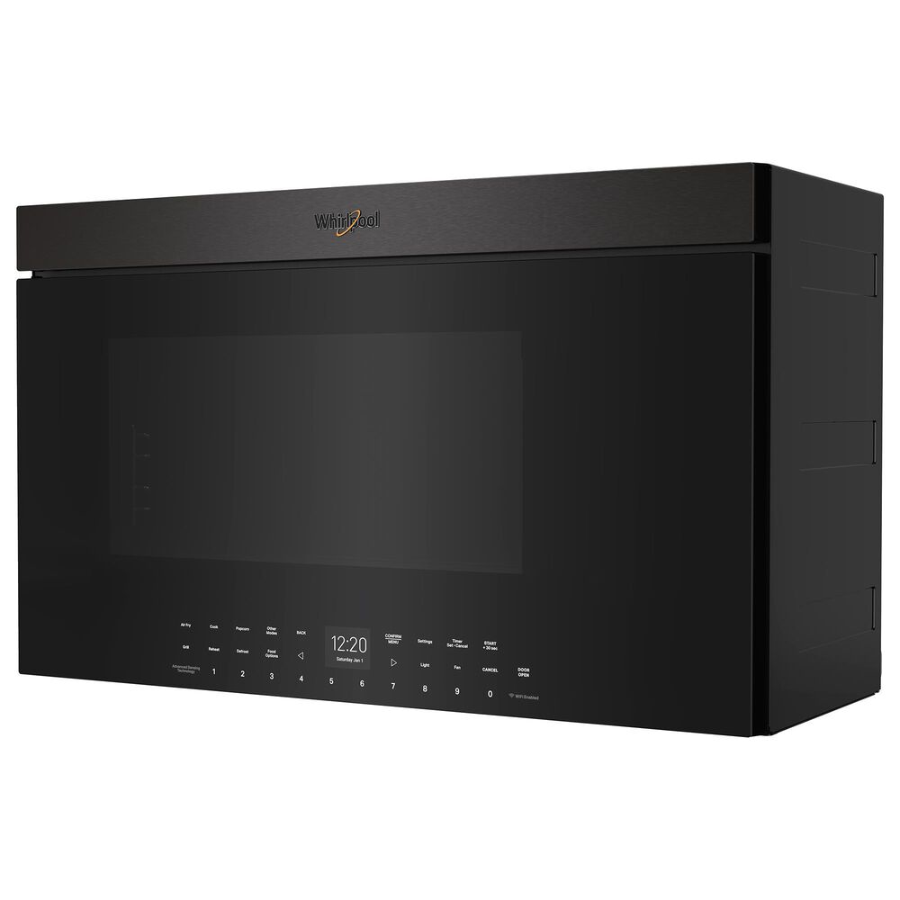Whirlpool 1.1 Cu. Ft. Over-the-Range Microwave with Splash Control in Black Stainless, , large