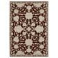 Oriental Weavers Capella Red and Beige 9"10" x 12"10" Area Rug, , large