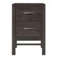 Fleming Furniture Co. Rochester 2 Drawer Narrow Nightstand in Mineral Gray, , large