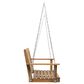 Noble House Tambora Patio Porch Swing in Teak Brown, , large