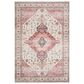 Loloi II Skye SKY-02 7"6" x 9"6" Ivory and Berry Area Rug, , large