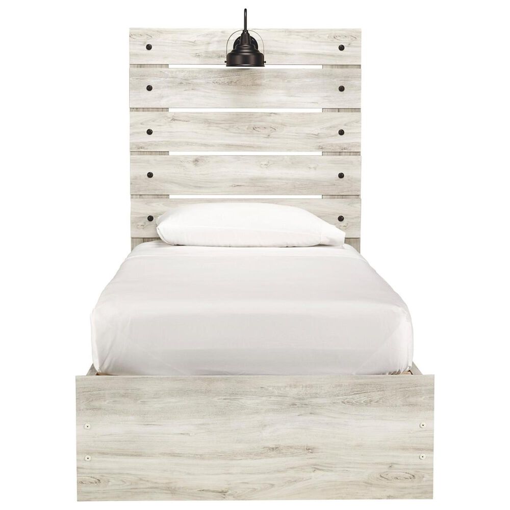 Ashley Cambeck 4 Piece Twin Single Storage Bed Set in Whitewash, , large