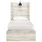 Ashley Cambeck 4 Piece Twin Single Storage Bed Set in Whitewash, , large