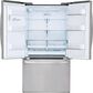 LG 28 cu.ft 3 Door French Door, Ice and Water, Printproof Stainless Steel, , large