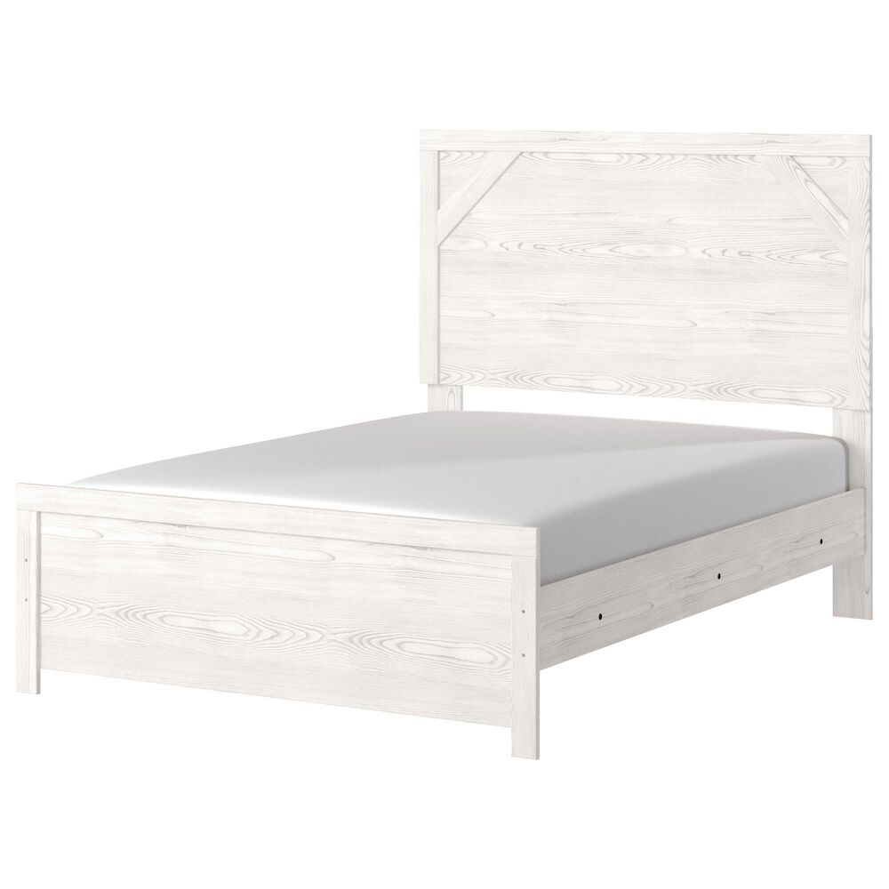Signature Design by Ashley Gerridan Full Panel Bed in White, , large
