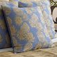 Ann Gish Chrysanthemum 26" Euro Sham in Blue and Gold, , large