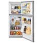 Frigidaire 10.1 Cu. Ft. Top Freezer Apartment Size Refrigerator in Brushed Steel, , large