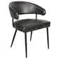 Home Trends & Design Dauphine and Essex 3-Piece Round Dining Set in Black, , large