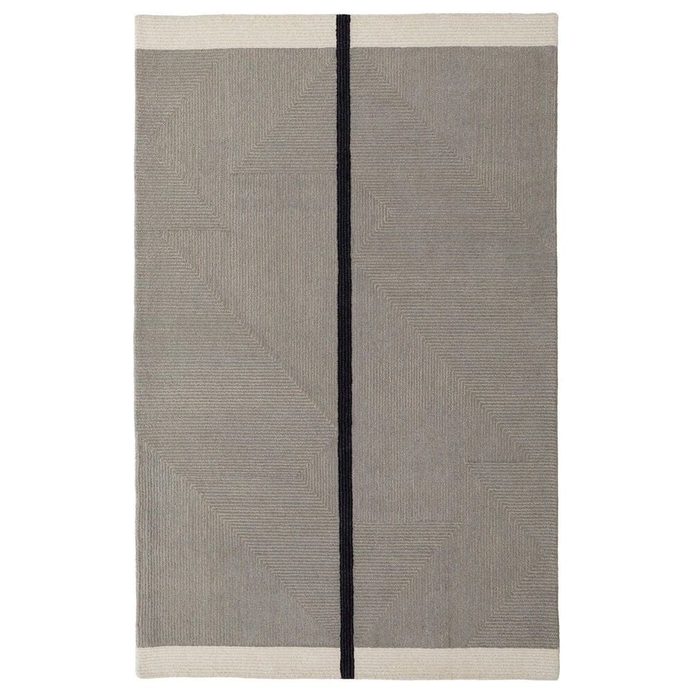 Feizy Rugs Maguire Gray and Black 2" x 3" Area Rug, , large