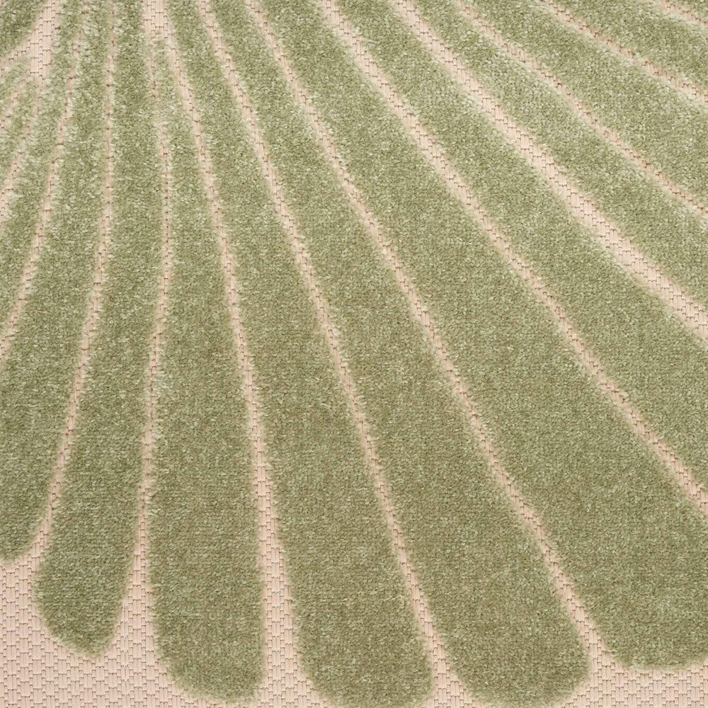 Nourison Aloha 9&#39; x 12&#39; Green and Yellow Indoor/Outdoor Area Rug, , large
