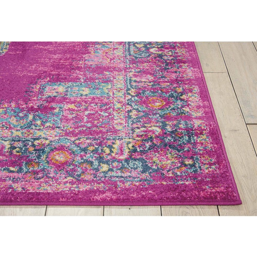 Nourison Passion PSN03 3&#39;9&quot; x 5&#39;9&quot; Fuchsia Area Rug, , large