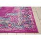Nourison Passion PSN03 3"9" x 5"9" Fuchsia Area Rug, , large
