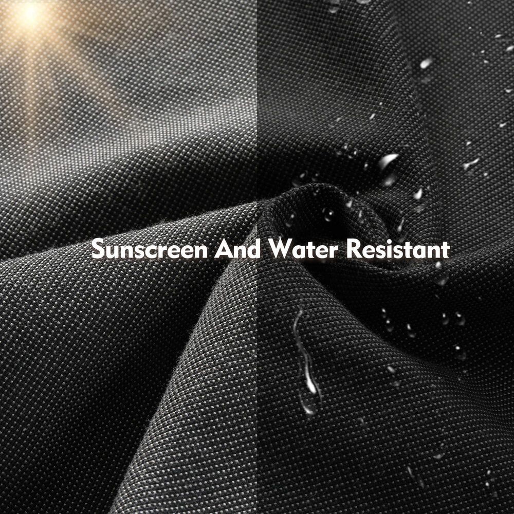 HOMLUX 10-Piece Conversation Patio Set in Black, , large