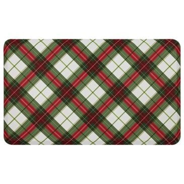 Mohawk Dri-Pro Tis The Season Plaid 1"6" x 2"6" Multicolor Door Mat, , large