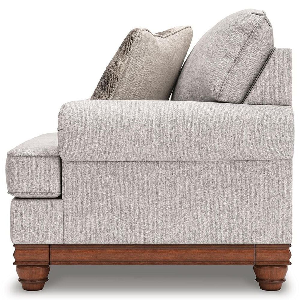Ashley Stoughton Chair with Ottoman in Sandstone, , large