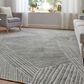 Feizy Elias 3"6" x 5"6" Green and Gray Area Rug, , large