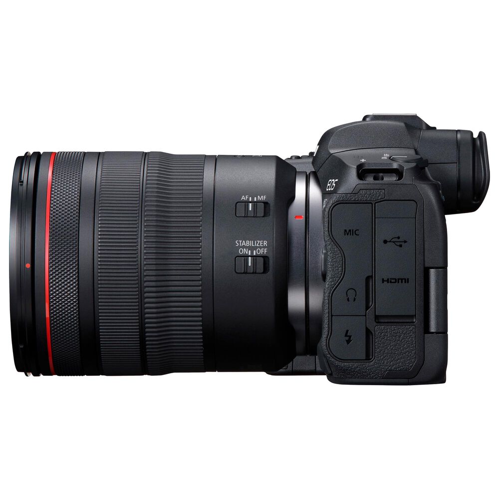 Canon EOS R5 Mirrorless Camera with RF24-105mm F4 L IS USM Lens in Black, , large