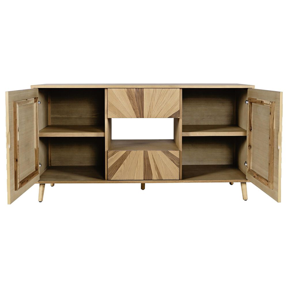 Waltham Reece 60&quot; Console in Light Oak, , large