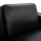 Italiano Furniture Luca Stationary Loveseat in Black, , large
