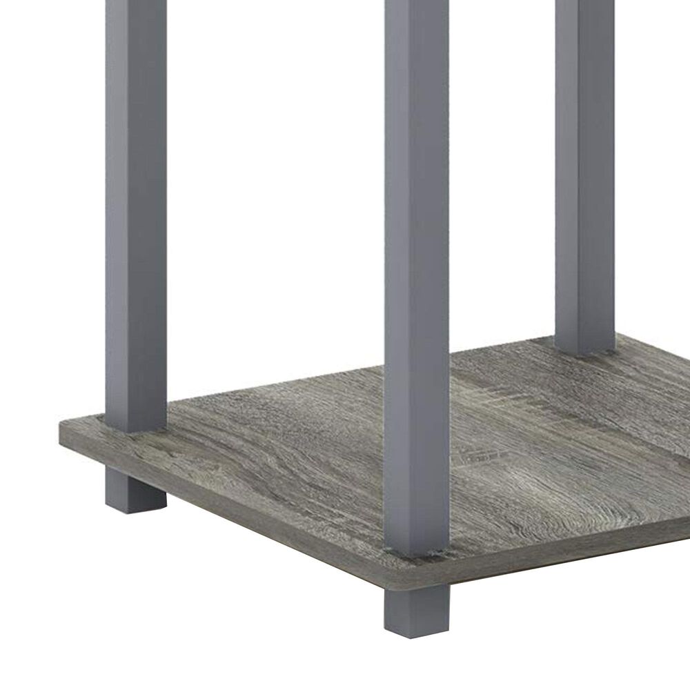 HOMLUX 2-Tier End Table in Gray (Set of 2), , large