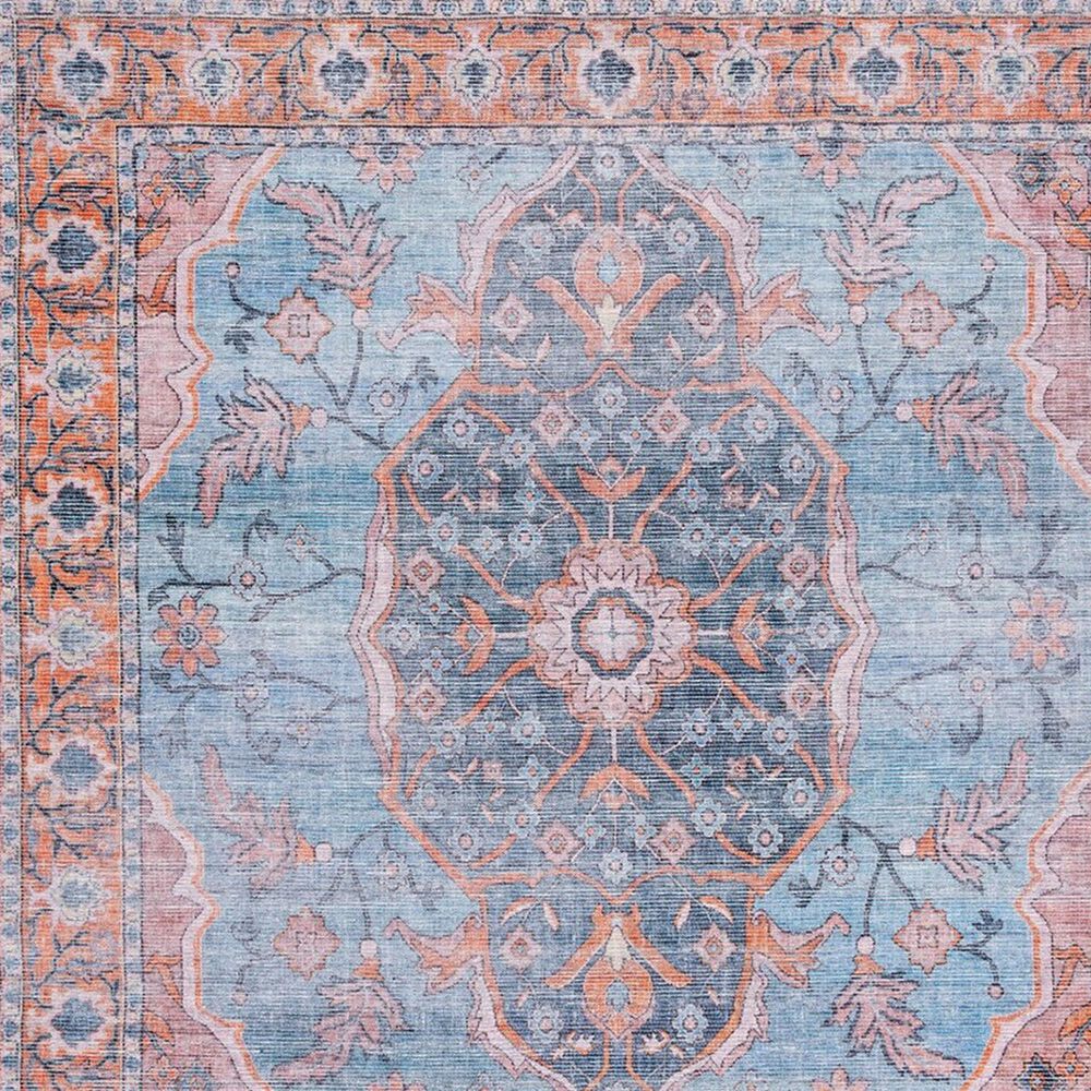 Safavieh Serapi 2&#39; x 9&#39; Blue and Orange Runner, , large