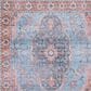 Safavieh Serapi 2" x 9" Blue and Orange Runner, , large