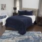 Rizzy Home Riviera Donny Osmond 20" x 36" King Sham in Indigo, , large