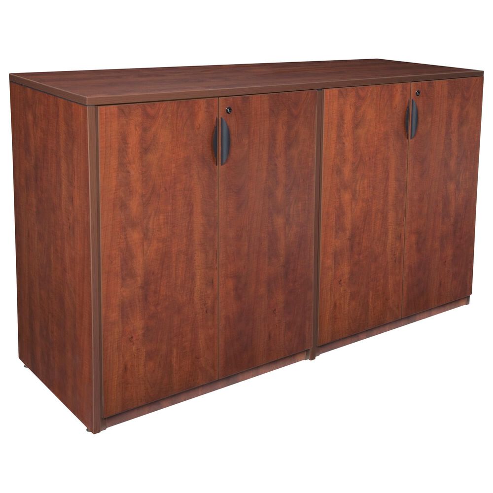 Regency Global Sourcing Legacy 2-Piece Stand Up Side to Side Storage Cabinet in Cherry, , large
