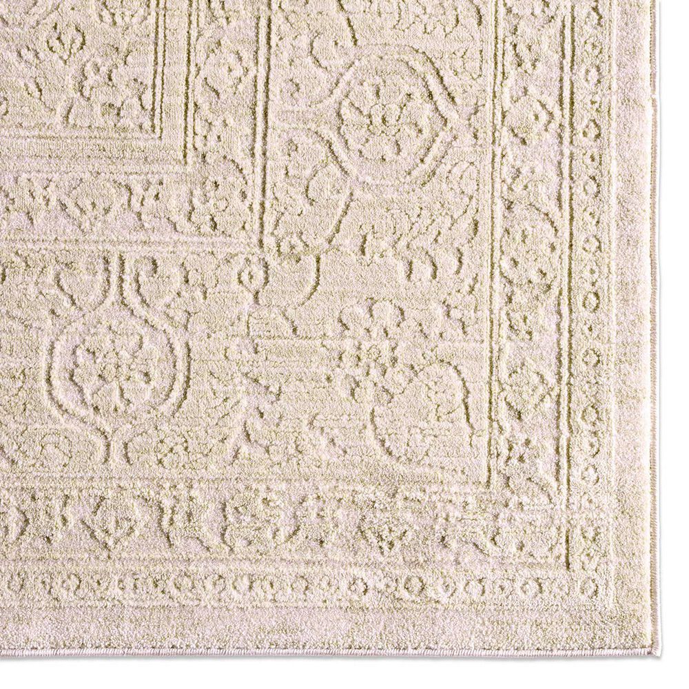 Jaipur Serenita Beyza White and Cream 6' x 9' Area Rug, , large