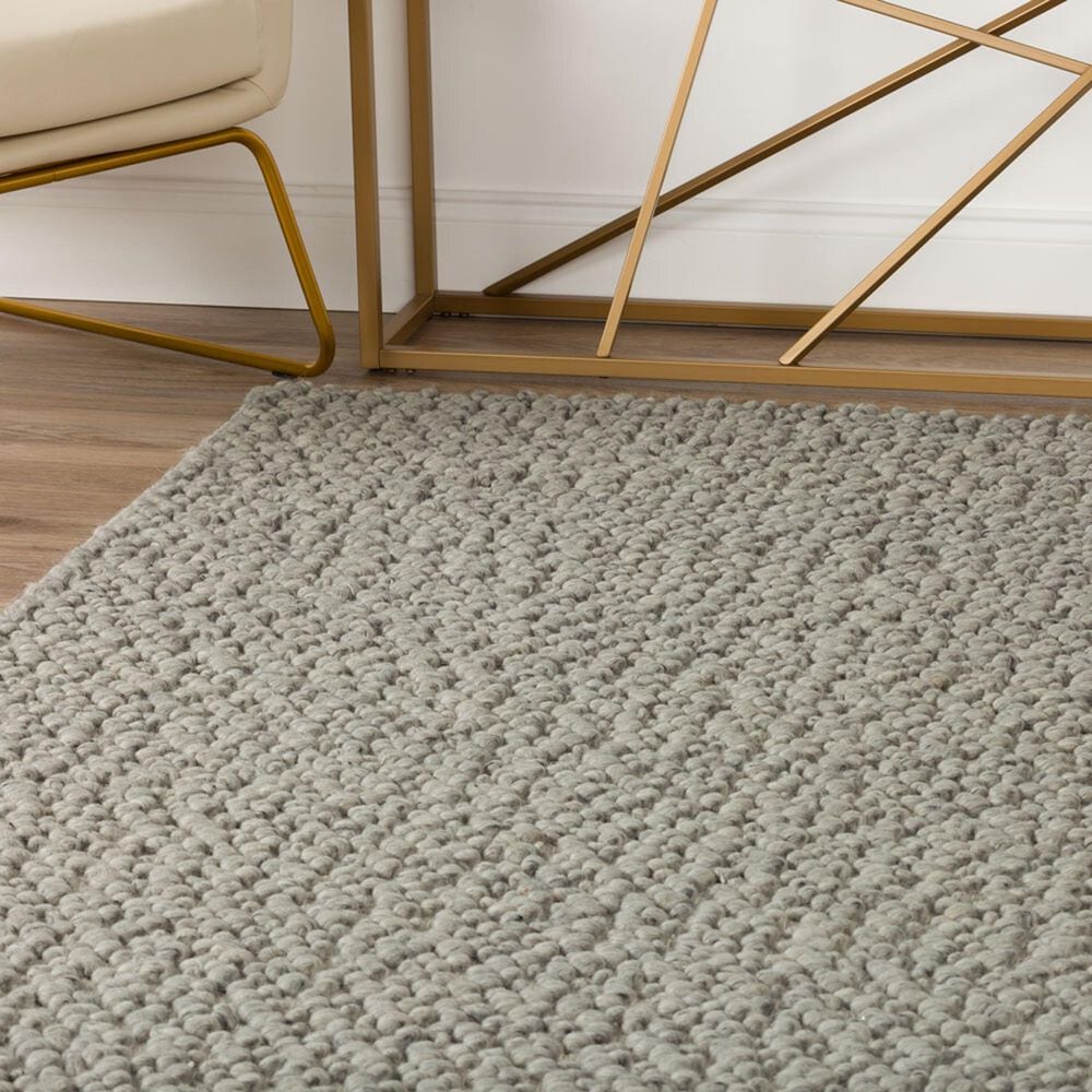 Dalyn Rug Company Gorbea 9&#39; x 13&#39; Silver Area Rug, , large