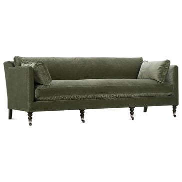 Rowe Furniture Madeline 90" Stationary Sofa in Sage Velvet, , large