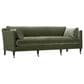 Rowe Furniture Madeline 90" Stationary Sofa in Sage Velvet, , large
