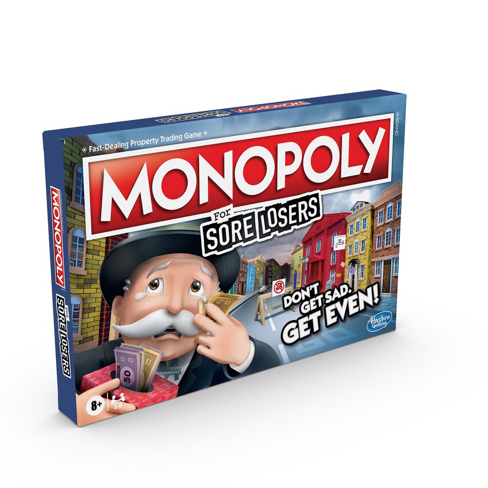 Hasbro Monopoly For Sore Losers Board Game, , large