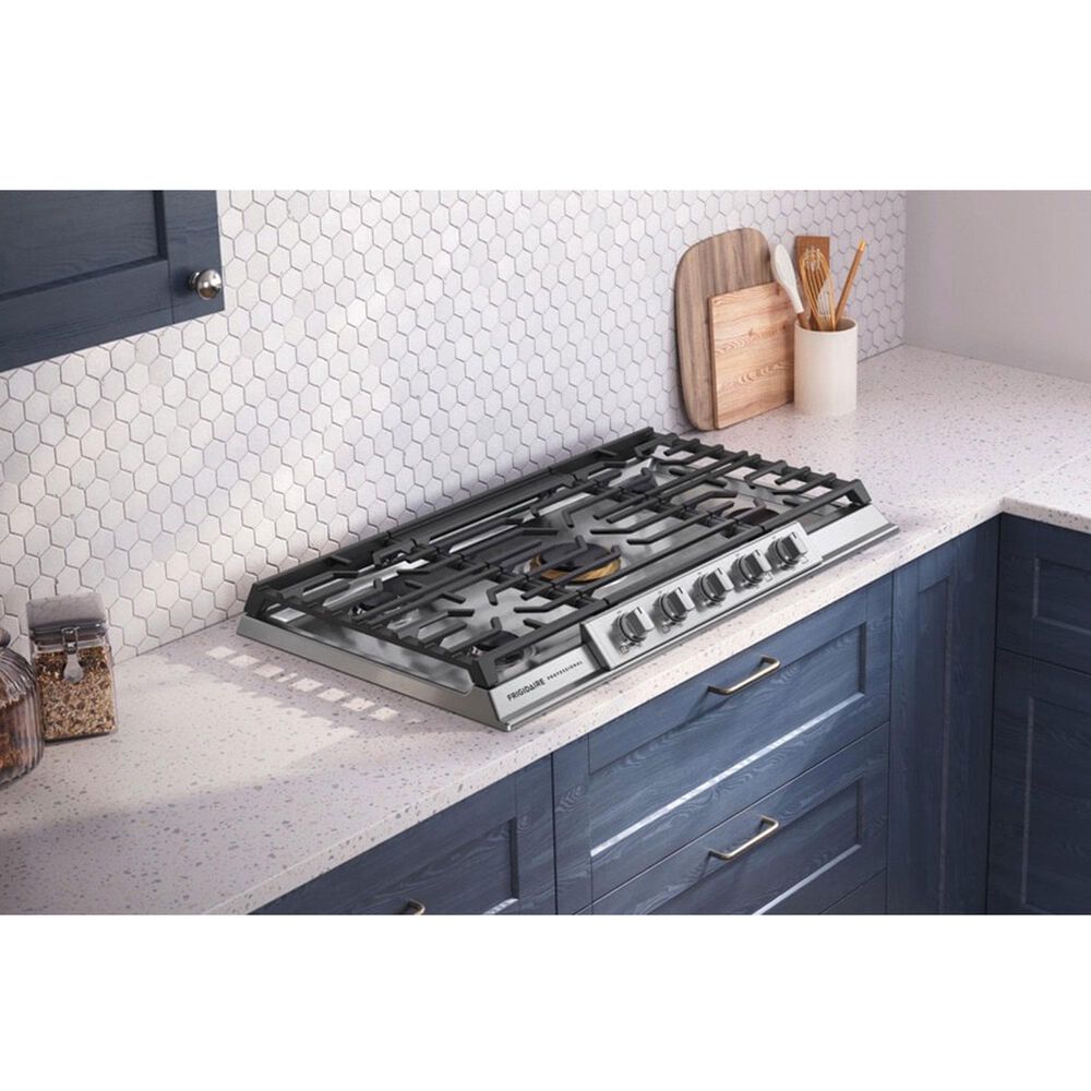 Frigidaire Professional 36&quot; Gas Cooktop in Stainless Steel, , large