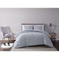 Pem America Truly Soft Maddow 3-Piece Full/Queen Comforter Set in Grey, , large