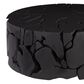 Phillips Collection Teak Chunk Round Coffee Table in Black, , large