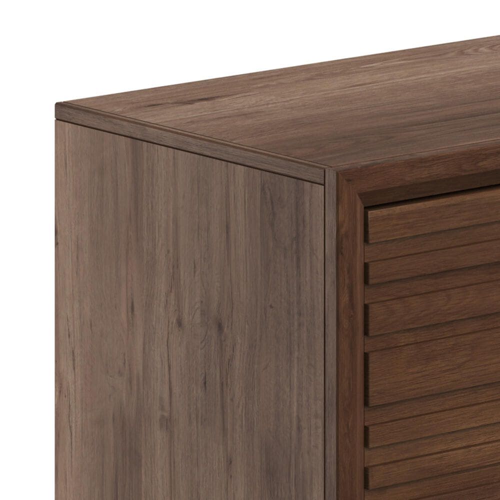 Legends Furniture Malibu 95&quot; Fireplace TV Stand in Bourbon and Satin Black, , large