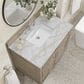 James Martin Vanities Lorelai 36" Single Vanity in Whitewashed Oak with 3cm Victorian Silver Quartz Top, , large