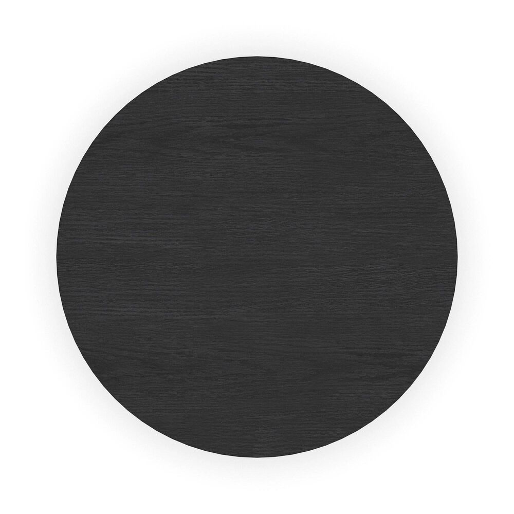 Flexsteel Waterfall Round Coffe Table in Ebony, , large