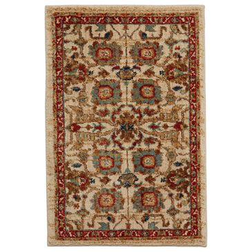 Karastan Spice Market Keralam 90936-70038 2" x 3" Cream Scatter Rug, , large