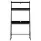 Ashley Yarlow Writing Desk with Shelf in Black, , large