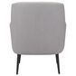 Zuo Modern Tasmania Accent Chair in Gray and Black, , large