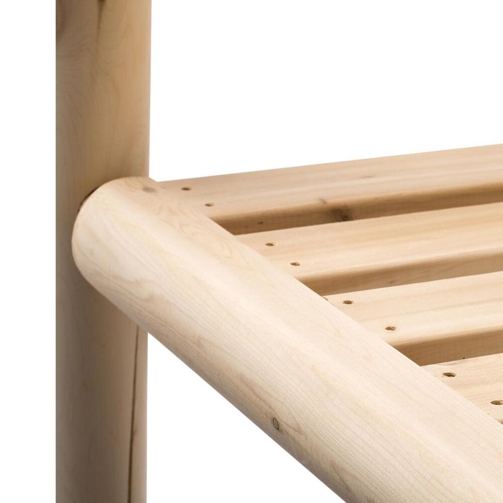 Bestar Outdoor White Cedar 4" Bench Rocker in Natural, , large