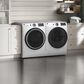 GE Appliances 4.8 Cu. Ft. Front Load Washer and 7.8 Cu. Ft. Electric Dryer Laundry Pair in White, , large