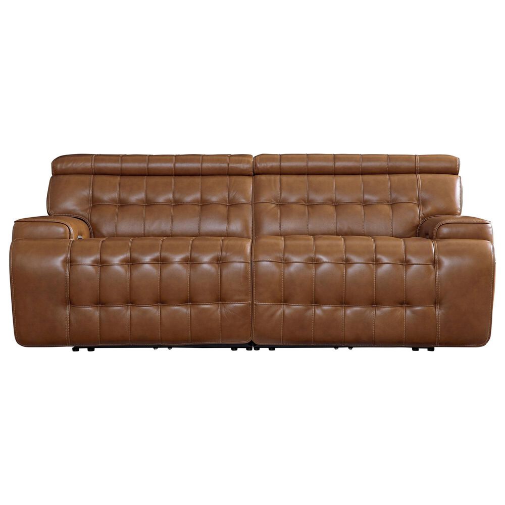 Ashley 2-Piece Power Reclining Symmetrical Sectional Loveseat in Chocolate, , large
