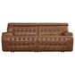 Ashley 2-Piece Power Reclining Symmetrical Sectional Loveseat in Chocolate, , large